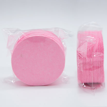 Natural compressed facial sponge cleaning, makeup removal, and beauty salon SPA specialized compressed wood pulp cotton